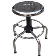 صندلي تابوره جک دار ساده ثابت کف فلز