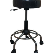 صندلي تابوره جک دار ساده چرخ دار - J200