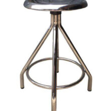 صندلی تابوره پیچی ساده ثابت کف فلز - P101