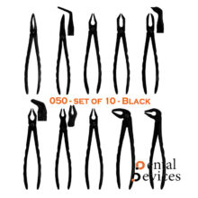 ست ۱۰ عددی فورسپس آتراماتیک ( مشکی ) - ابزار فورسپس - خرید فورسپس آتراماتیک - قیمت فورسپس آتراماتیک - خرید ابزار فورسپس دندان پزشکی - فروش ابزار پزشکی