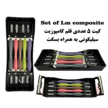 کیت ۵ عددی قلم کامپوزیت سیلیکونی کاریزما ( به همراه بسکت ) - ست قلم کامپوزیت (زیبایی) ۴ و ۵ عددی - LM-Arte™ EccessoLM-Arte™ MisuraLM-Arte™ FissuraLM-Arte™ ApplicaLM-Arte™ Condensa