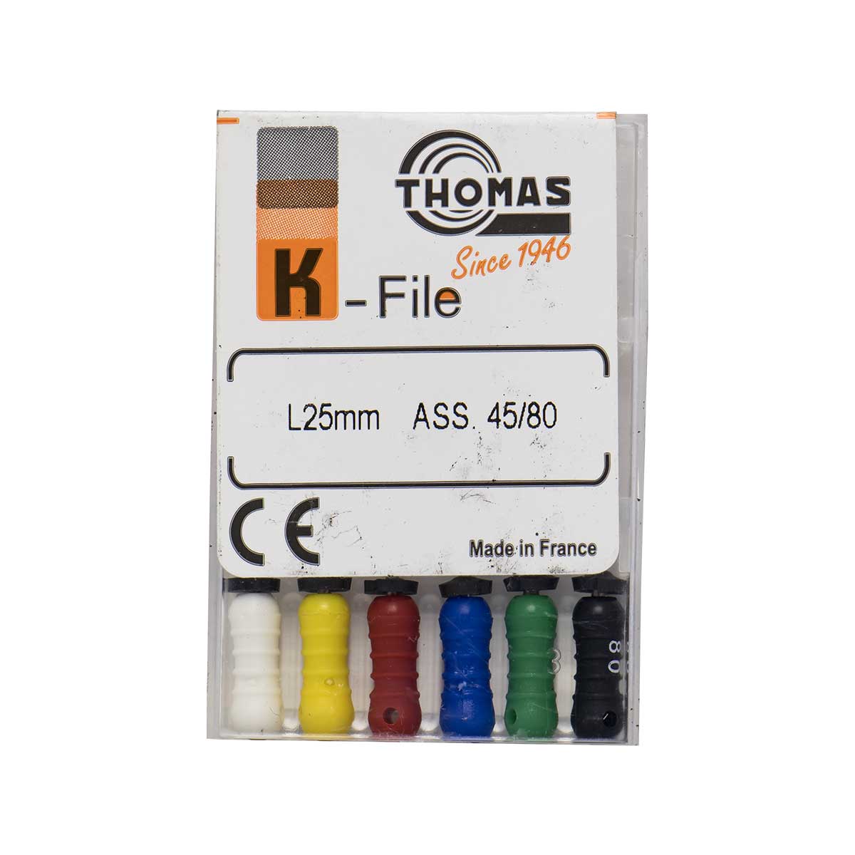 خرید و قیمت K فایل طول 25 Thomas - فایل دستی THOMAS - فروش لوازم مطب دندانپزشکی - دیجی سرنگ پلاس - وسایل دندانپزشکی - K فایل طول 25 برند توماس خرید و قیمت K فایل طول 25 Thomas - فایل دستی THOMAS - فروش لوازم مطب دندانپزشکی - دیجی سرنگ پلاس - وسایل دندانپزشکی - K فایل طول 25 برند توماس