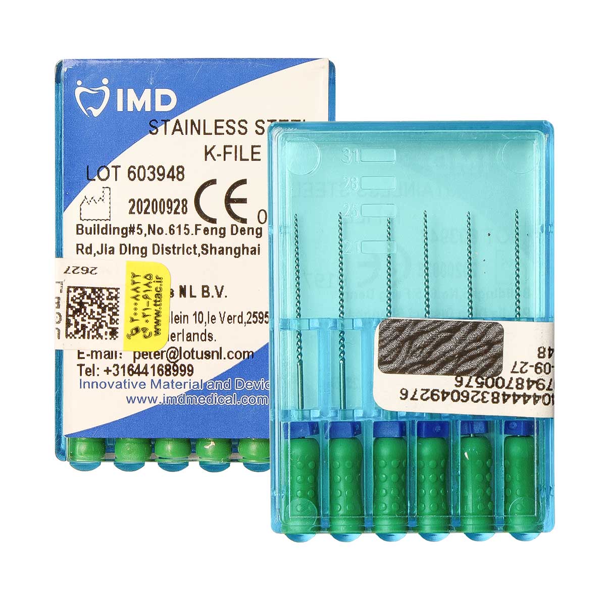 K فایل طول 25 -K File_61c56b31bc7fa.jpeg K فایل طول 25 IMD - مواد و وسایل دندانپزشکی - خرید تجهیزات دندانپزشکی دیجی سرنگ پلاس - فروش انواع K فایل دندانپزشکی - خرید فایل دستی دندانپزشکی