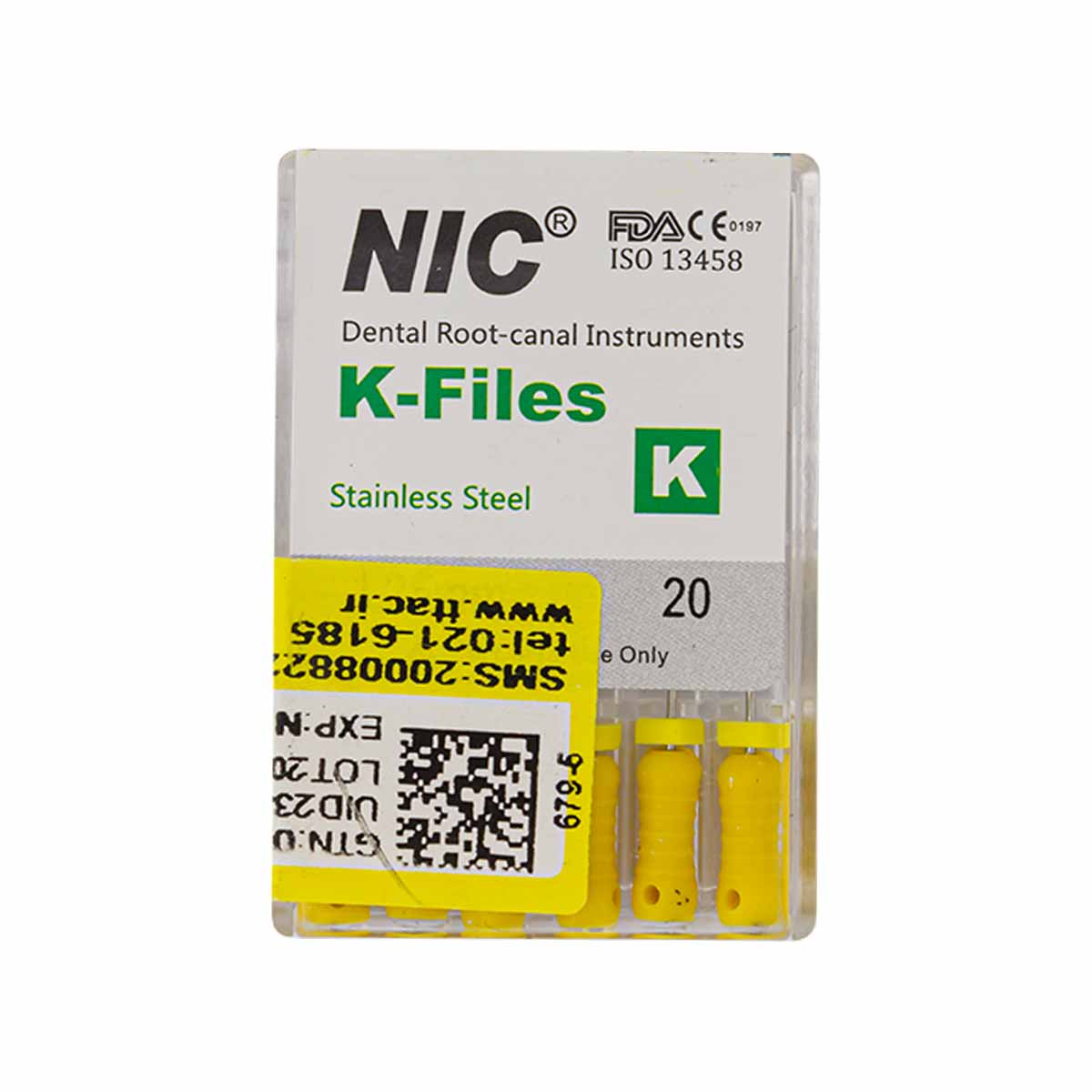 قیمت و خرید K فایل طول 25 Nik - فایل دستی K طول 25 - فروشگاه تجهیزات دندانپزشکی - تجهیزات دندانپزشکی دیجی سرنگ پلاس - فروش انواع فایل دستی قیمت و خرید K فایل طول 25 Nik - فایل دستی K طول 25 - فروشگاه تجهیزات دندانپزشکی - تجهیزات دندانپزشکی دیجی سرنگ پلاس - فروش انواع فایل دستی