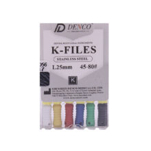 K فایل طول 25 Denco - خرید و قیمت K فایل Denco - فروش انواع K فایل - تجهیزات دندانپزشکی دیجی سرنگ پلاس - خرید ابزار دندانپزشکی - دیجی سرنگ پلاس -دندال