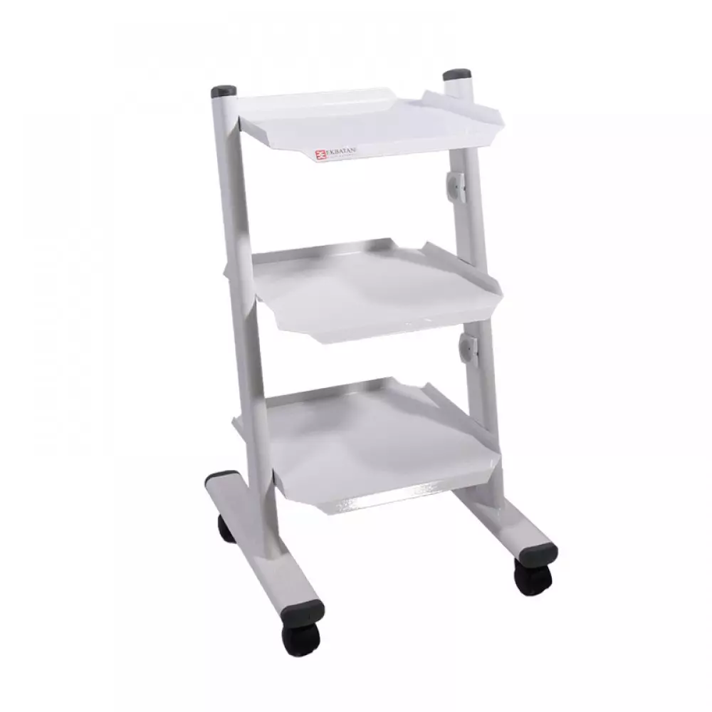 سرویتور مدل MC3 - نوید اکباتان - سرویتور MC3 - نوید اکباتان - سرویتور MC3 دارای 3 طبقه، چرخ نشکن و رنگ الکترواستاتیک پودری است - فروشگاه آنلاین تجهیزات دندانپزشکی و پزشکی