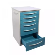 روتور 6 کشو فلزی مدل RF6 - نوید اکباتان - روتور 6 کشو فلزی با رویه ضد اسید R.F6 دارای رنگ الکترواستاتیک (پودری)، باکس کشو با ریل صامت، دستگیره فلزی و چرخ تایوانی است - فروشگاه آنلاین تجهیزات دندانپزشکی و پزشکی