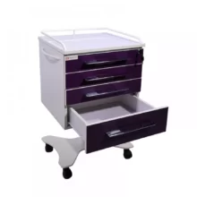 روتور 4 کشو MDF مدل RGXS1 - نوید اکباتان - روتور 4 کشو مدل RGX1 دارای بدنه تمام MDF ، درب هایگلاس، رویه ضد اسید، دستگیره فلزی و چرخ نشکن است-فروشگاه آنلاین تجهیزات پزشکی و دندانپزشکی