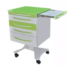 روتور 4 کشو MDF مدل RMP - نوید اکباتان - روتور 4 کشو RMP دارای بدنه ی تمام MDF ، درب هایگلاس، دستگیره فلزی ، سینی بغل جهت افزایش فضا برای جراحی و چرخ نشکن است - فروشگاه آنلاین تجهیزات پزشکی و دندانپزشکی