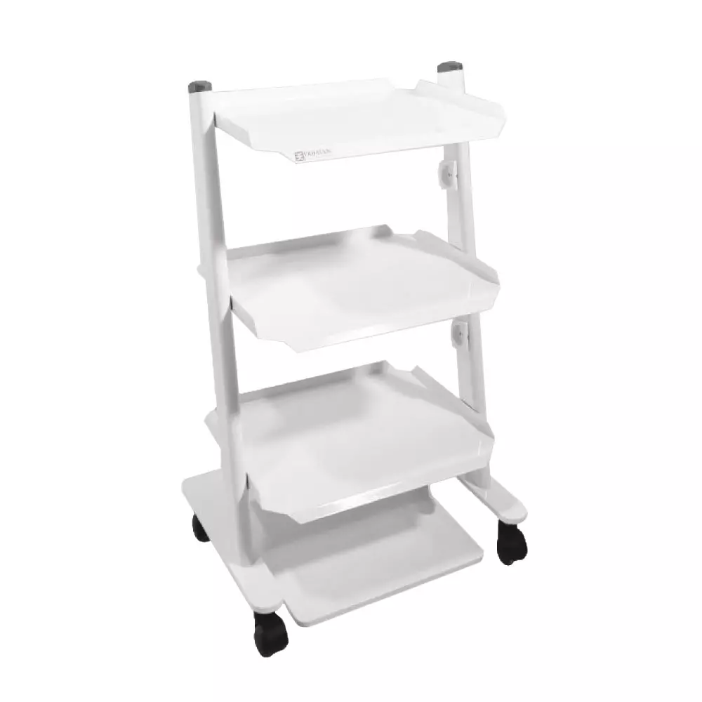 سرویتور مدل SP3 - نوید اکباتان - سرویتور SP3 نوید اکباتان - سرویتور SP3 دارای 3 طبقه، چرخ نشکن و رنگ الکترواستاتیک پودری است - فروشگاه آنلاین تجهیزات دندانپزشکی و پزشکی