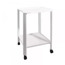 ترالی مدل TR2 - نوید اکباتان - ترالی TR2 دارای 2 طبقه، چرخ نشکن و ابعاد 84 * 60 * 50 سانتی متر است - فروشگاه آنلاین تجهیزات دندانپزشکی و پزشکی