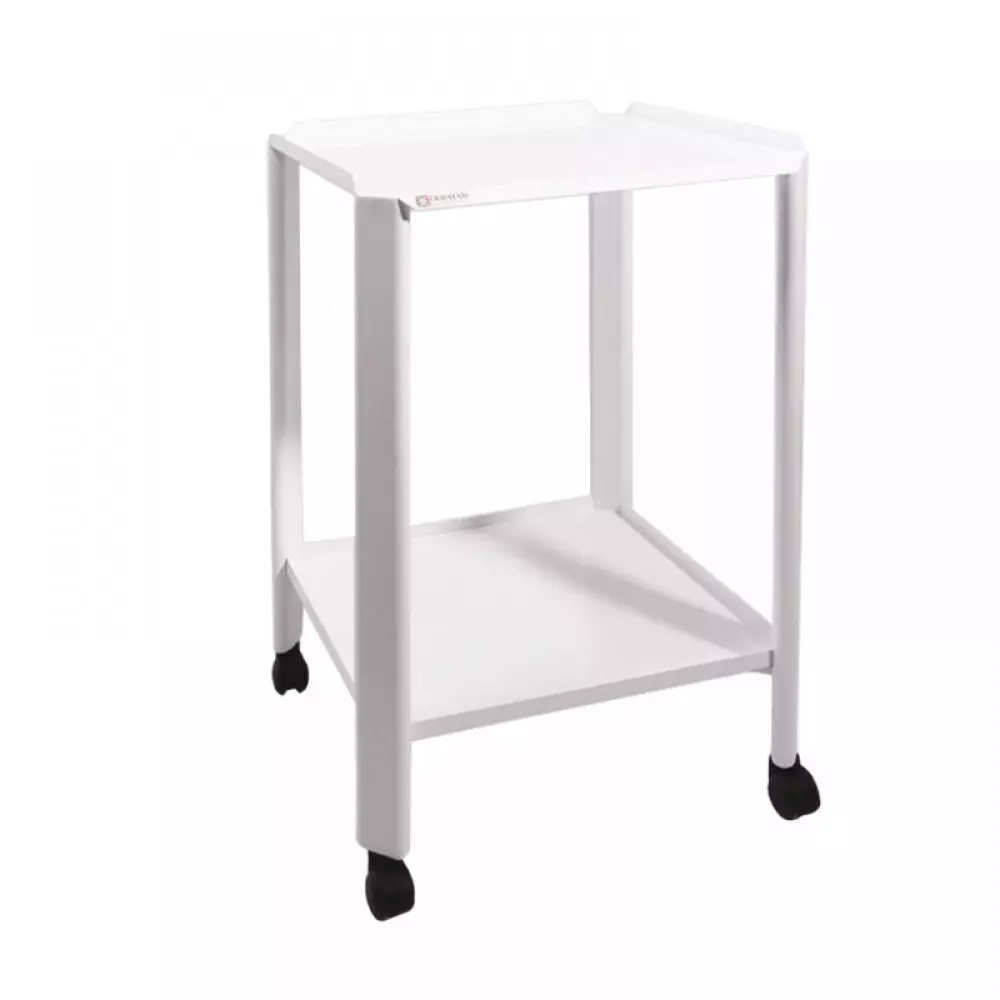 ترالی مدل TR2 - نوید اکباتان - ترالی TR2 دارای 2 طبقه، چرخ نشکن و ابعاد 84 * 60 * 50 سانتی متر است - فروشگاه آنلاین تجهیزات دندانپزشکی و پزشکی