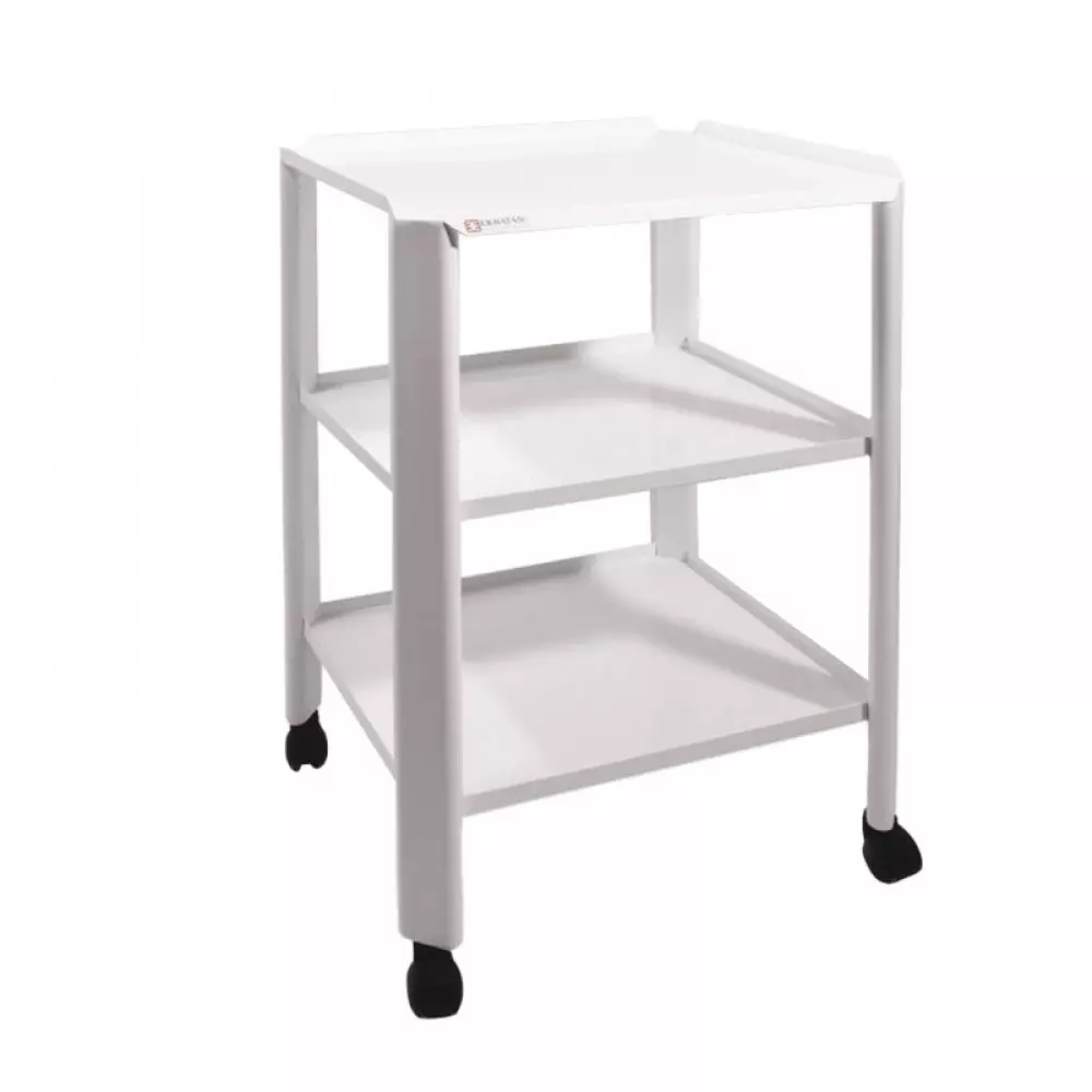 ترالی مدل TR3 - نوید اکباتان - ترالی TR3 - ترایلی TR3 دارای 3 طبقه، چرخ نشکن و ابعاد 84 * 60 * 50 سانتی متر است - فروشگاه آنلاین تجهیزات دندانپزشکی و پزشکی