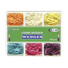 وج چوبی آناتومیک 400 تایی - TorVM - وج چوبی کوچک و بزرگ - وج چوبی آناتومیک 400 تایی - وج چوبی آناتومیک شش رنگ - وج آناتومیک توروی ام چوبی