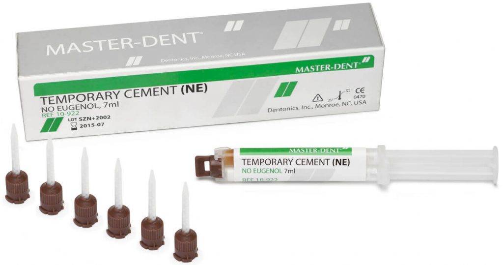 سمان موقت فاقد اوژنول مستردنت - Master Dent Temporary Cement سمان موقت فاقد اوژنول مستردنت - Master Dent Temporary Cement - سمان موقت فاقد اژنول - ابزار دندانپزشکی -دیجی سرنگ پلاس