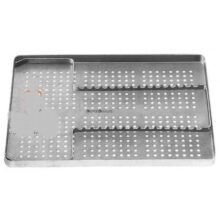 سینی درب دار سوراخ دار Dental Devices - خرید سینی بدون سوراخ دندانپزشکی - خرید تجهیزات دندانپزشکی - ابزار دندانپزشکی