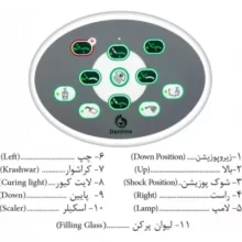 یونیت دندانپزشکی قاصدک Dentine - FX1020-402T - یونیت صندلی مدل قاصدک FX-1020 402S-402T - یونیت و صندلی قاصدک مدل FX-1020-GH برند فراز مهر اصفهان - یونیت فرازمهر Faraz mehr شیلنگ از بالا مدل قاصدک FX1020 - یونیت فرازمهر شلنگ از پایین مدل قاصدک
